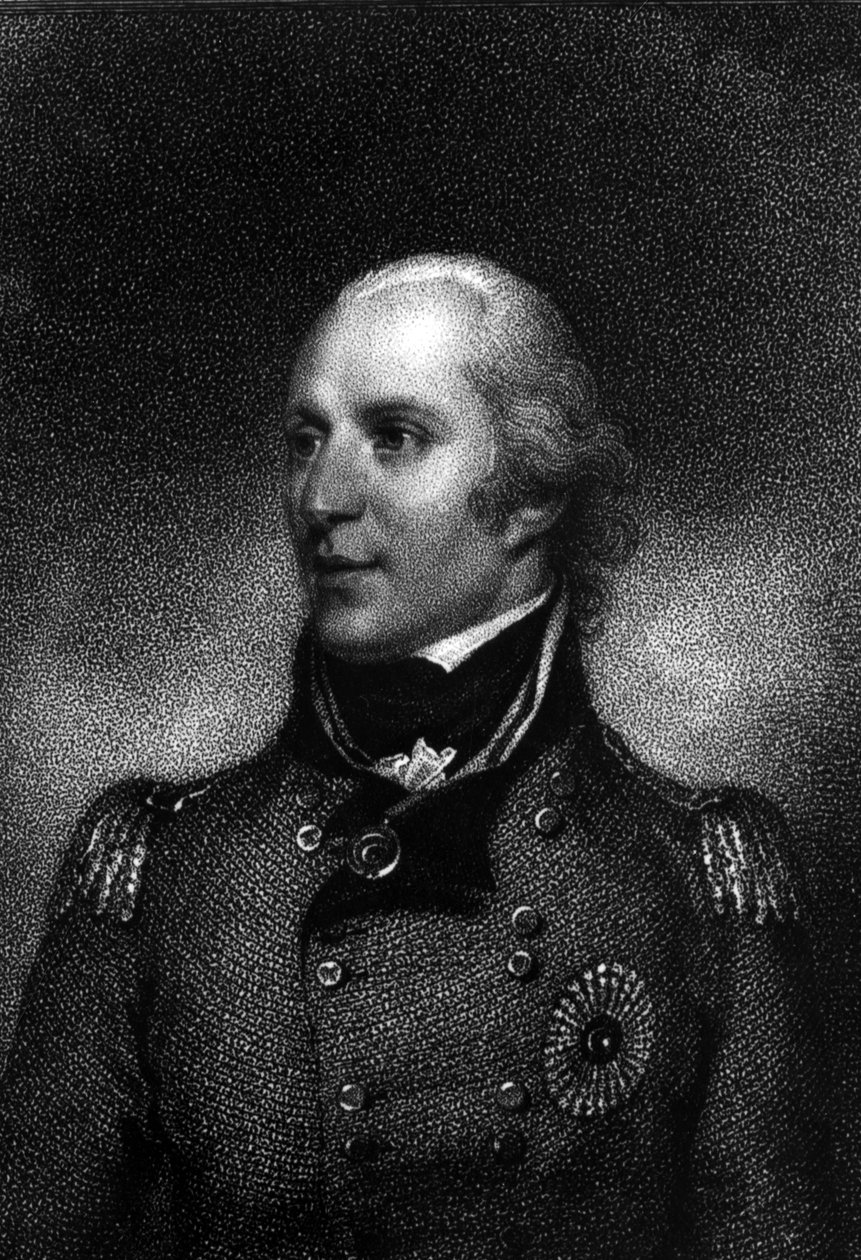 Sir John Stuart, Anthony Cardon metszete, 1806 alkotó: William Wood