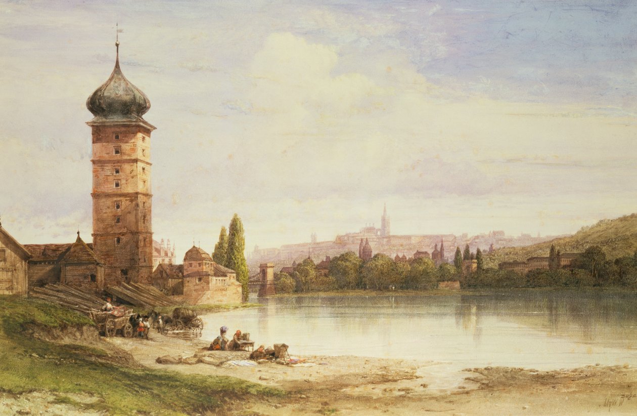 Prága, Csehszlovákia alkotó: William Wyld