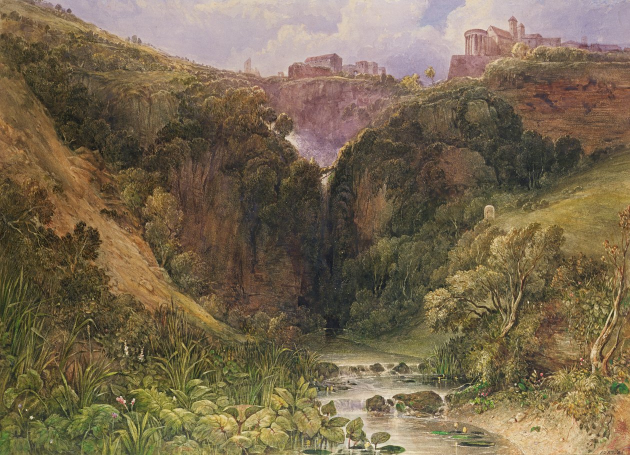 Tivoli vízesése alkotó: William Wyld