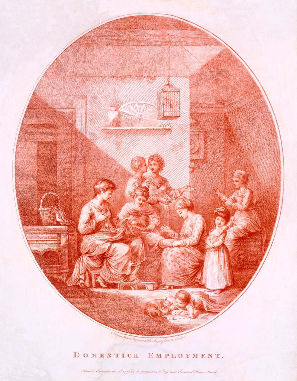 Belföldi foglalkoztatás, 1775 alkotó: William Wynne Ryland