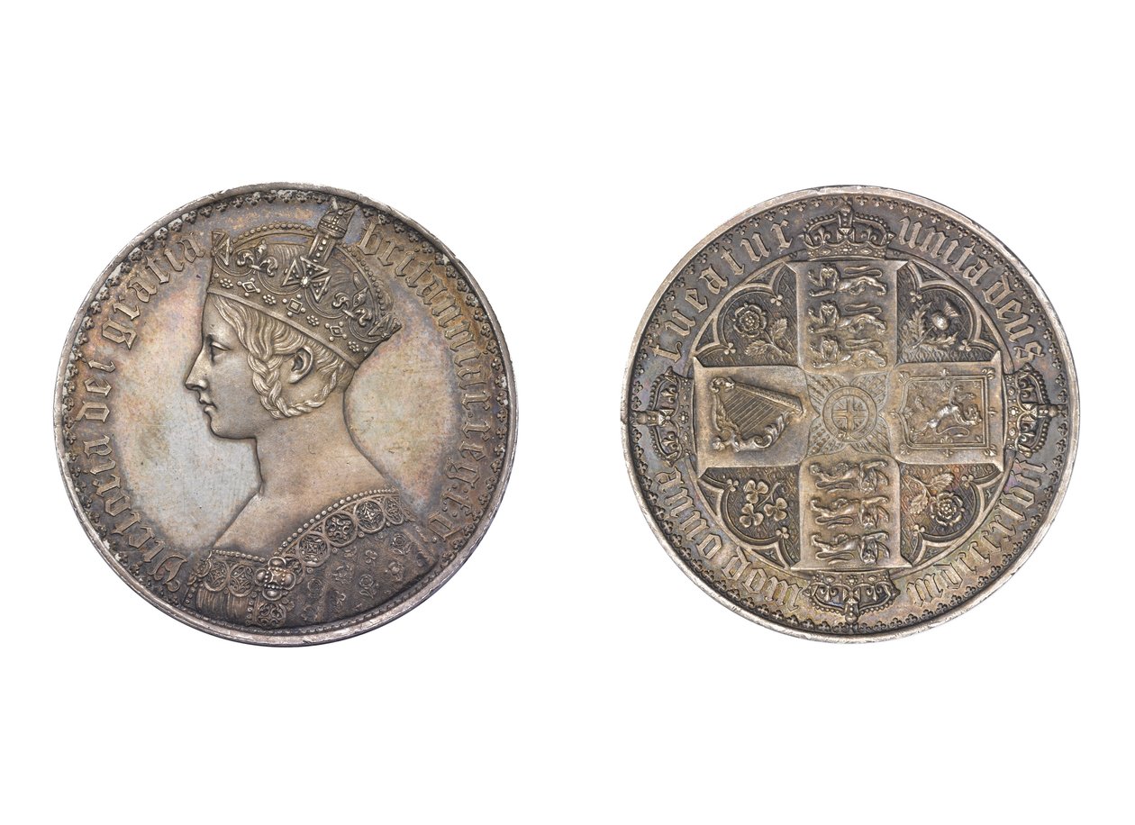 Gótikus korona, 1847 (fém) alkotó: William Wyon