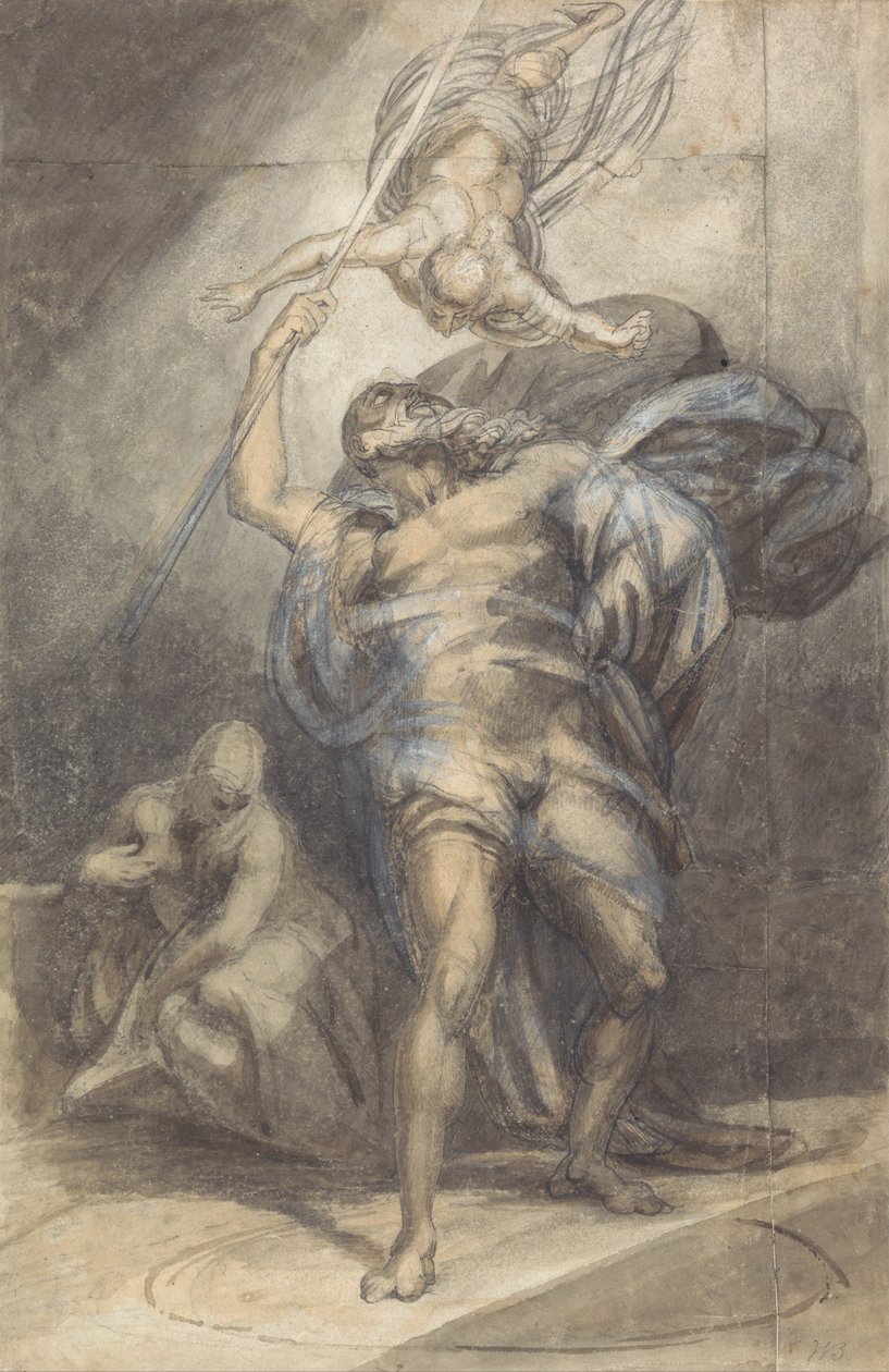 Prospero Idézi Arielt alkotó: William Young Ottley