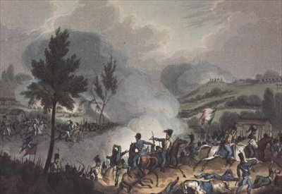 Grigói csata, 1809. május 11., vésette Daniel Havell alkotó: William after Heath