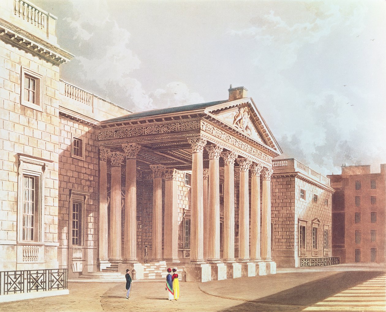 Carlton House, R. Reeve metszete, 1819 körül alkotó: William after Westall