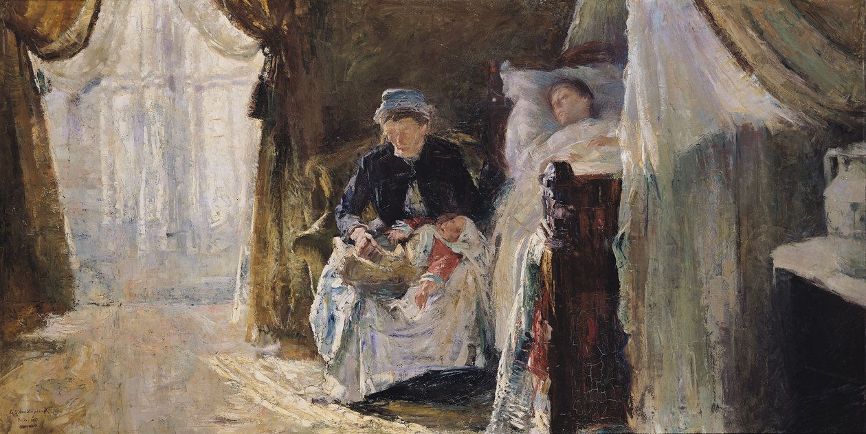 A rokkant és a születés, 1887 alkotó: William van Strydonck