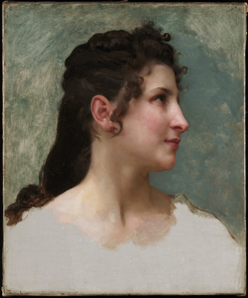 Tanulmány egy lányfejről, 1890 körül alkotó: William Adolphe Bouguereau
