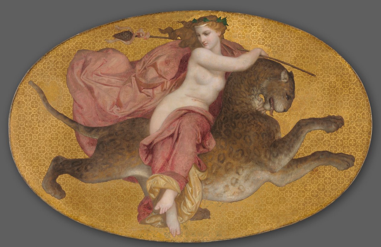 Bacchante egy párducon alkotó: William Adolphe Bouguereau
