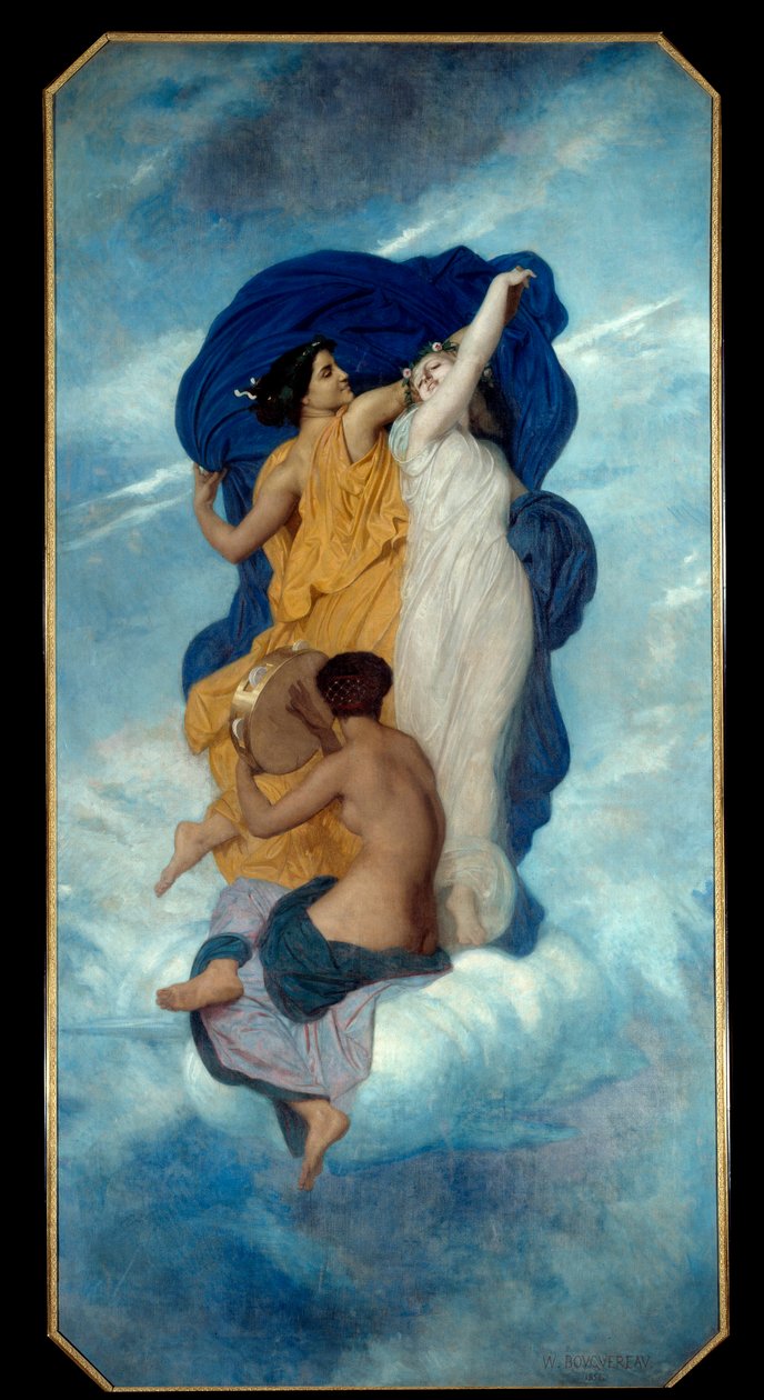 William Adolphe Bouguereau (1825-1905) táncfestménye 1856 V. 3,67x1,8 m Párizs, Orsay Múzeum alkotó: William Adolphe Bouguereau