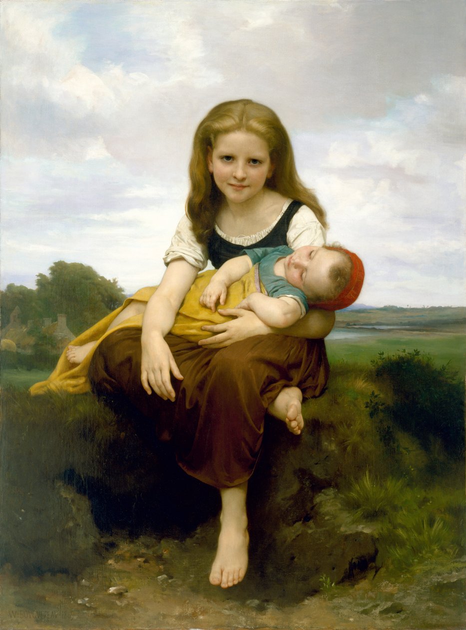 Az idősebb nővér alkotó: William Adolphe Bouguereau