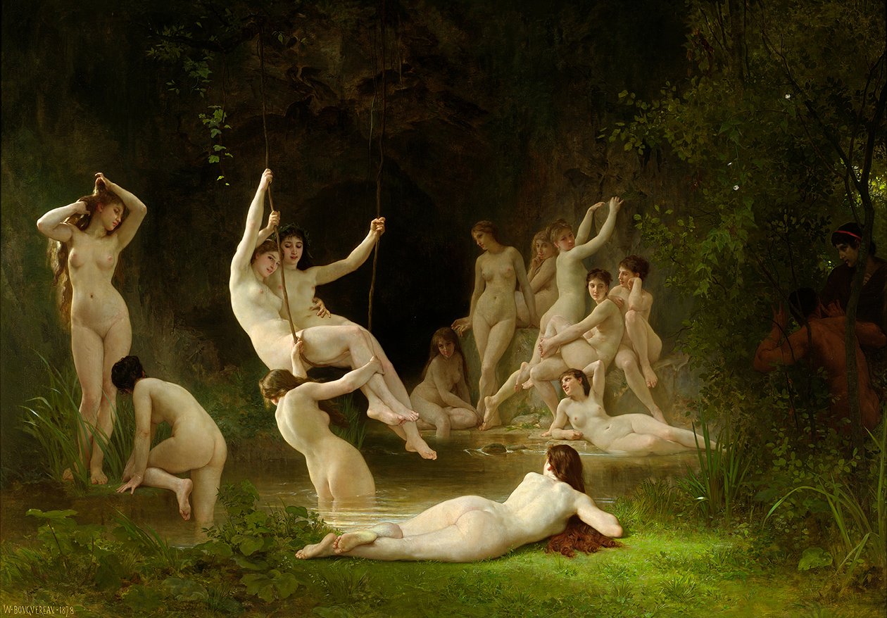 A Nymphaeum alkotó: William Adolphe Bouguereau