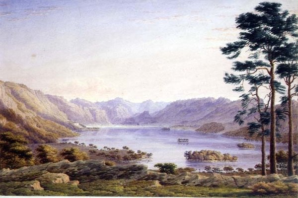 Loch Garry, Invernesshire alkotó: Joseph Mallord William Turner