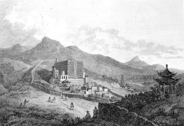 A kilátás a Poo-ta-la-ra vagy a nagy templomra, Zhe-hol közelében, Tartárban, metszett: Benjamin Thomas Pouncy (fl.1772-99) pub. írta: G. Nicol alkotó: William (after) Alexander