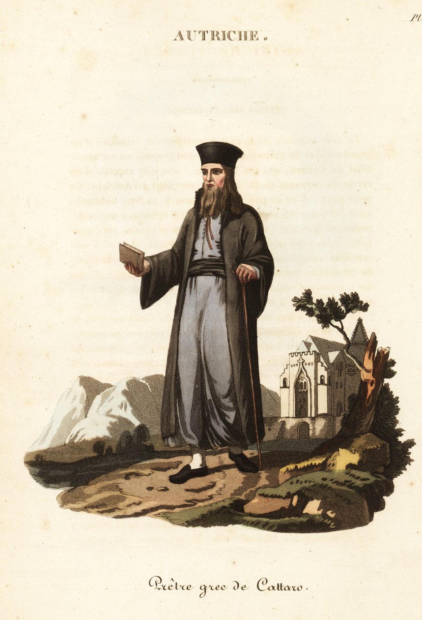 A montenegrói Kotor görög ortodox papja alkotó: William (after) Alexander