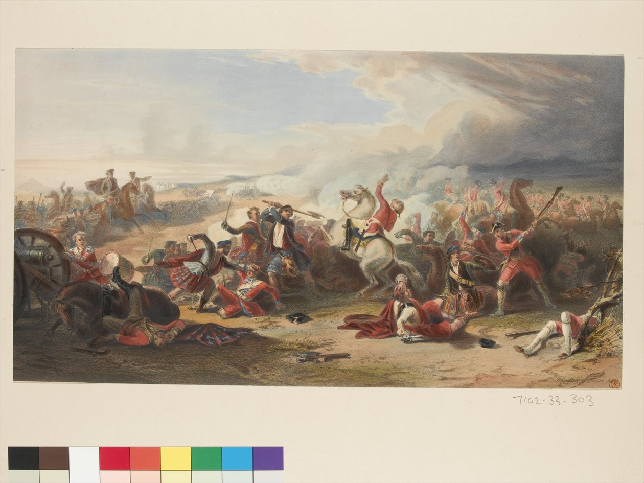A Prestonpanok mezeje, vésette Mouilleron alkotó: William (after) Allan