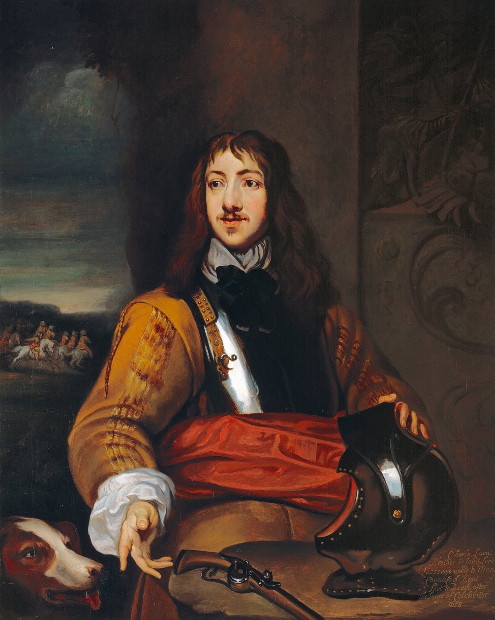 Richard Neville ezredes vagy Sir Charles Lucas (1615-76) c. 1643 (olaj, vászon) alkotó: William (after) Dobson
