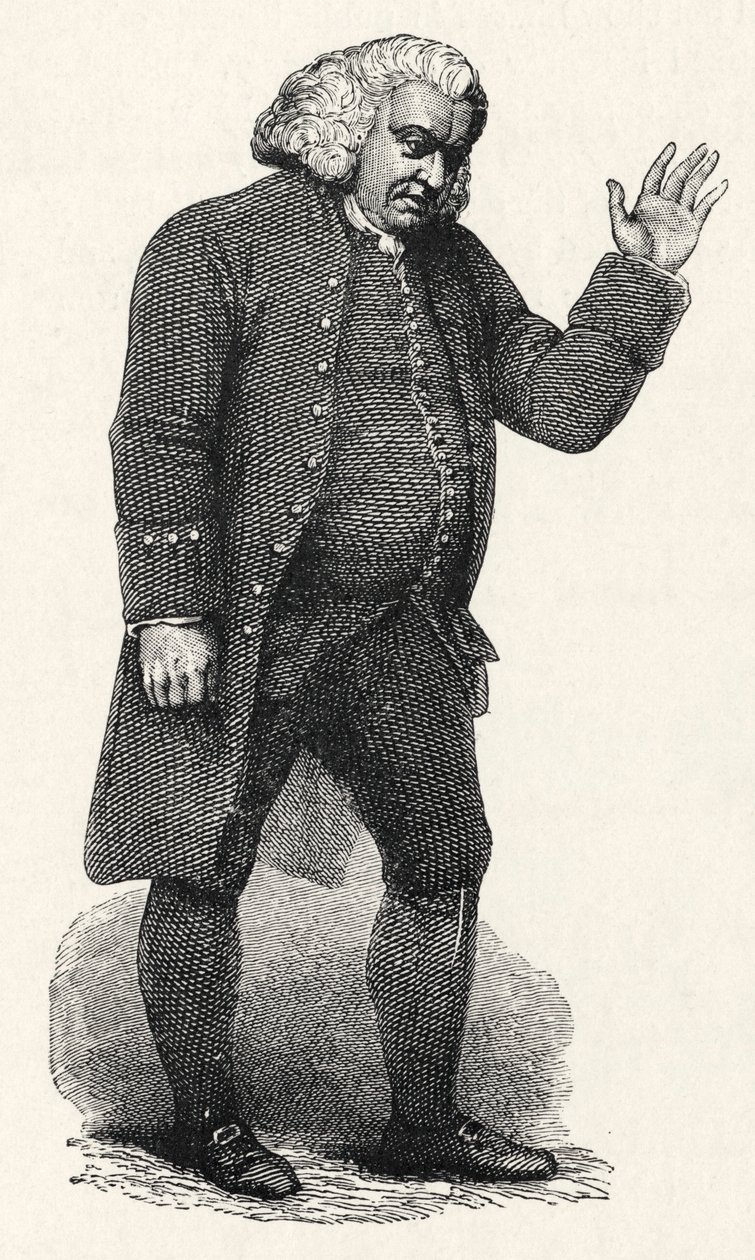 Samuel Johnson – angol alkotó: William (after) Finden