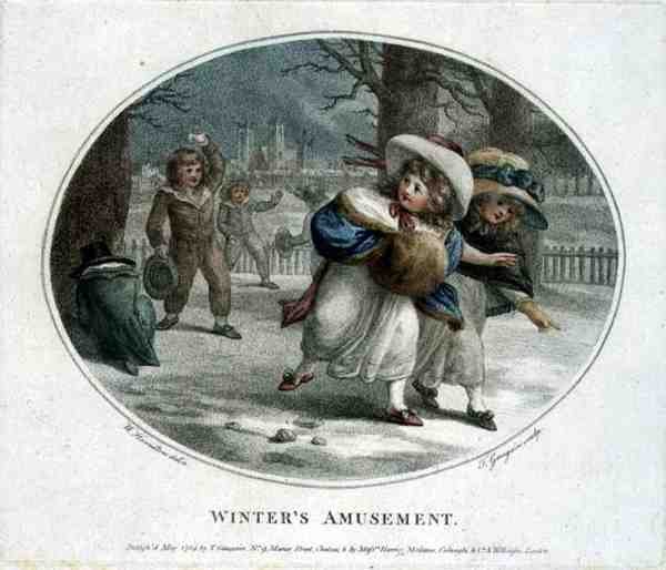 Téli mulatság, vésett és kocsma. Írta: Thomas Gaugain (1748-1812) alkotó: William (after) Hamilton