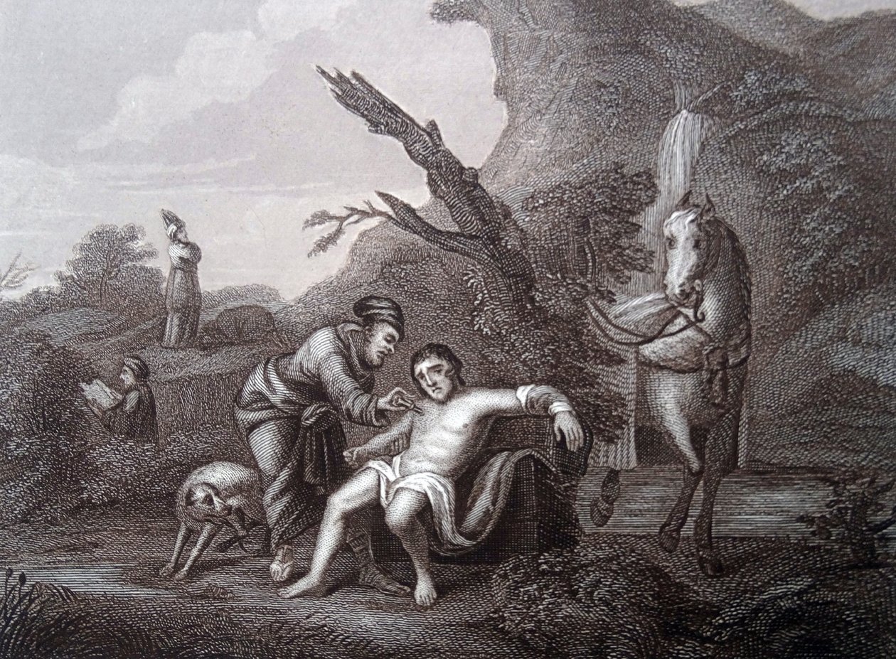 Az irgalmas szamaritánus alkotó: William (after) Hogarth