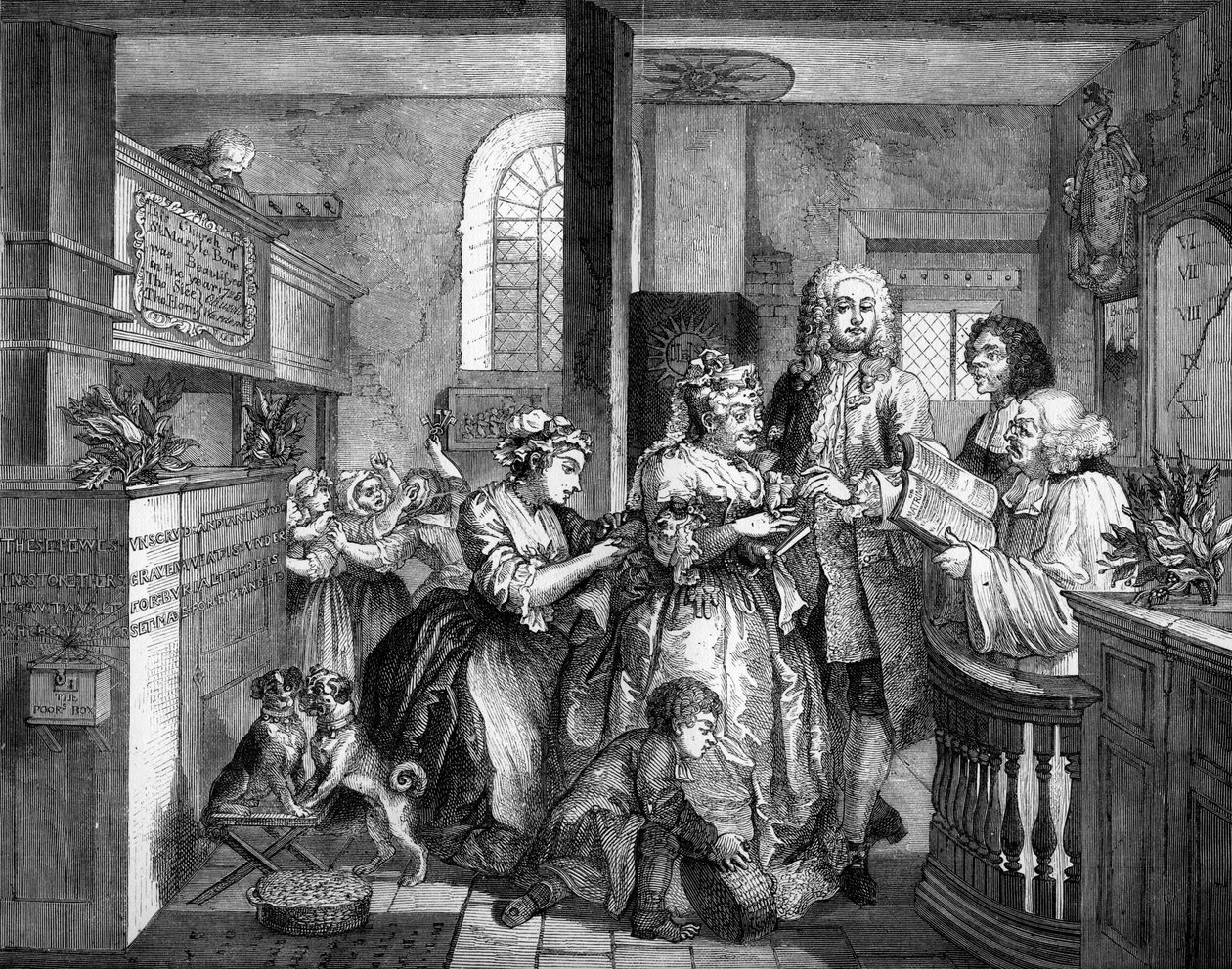 A gereblye fejlődése alkotó: William (after) Hogarth
