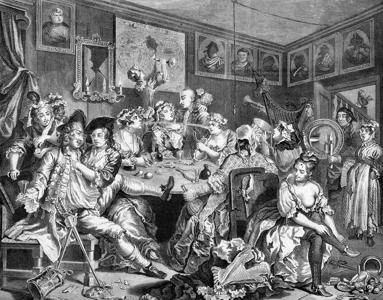 A gereblye fejlődése alkotó: William (after) Hogarth