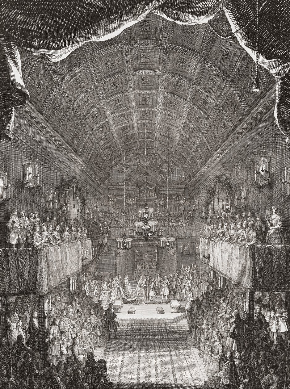 Házasság, Anna, királyi hercegnő és IV. Vilmos, Orange hercege alkotó: William (after) Kent