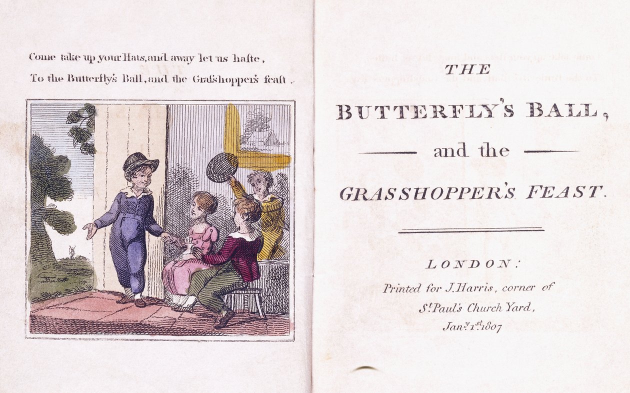 Illusztrált előlap William Roscoe (1753-1831) „The Butterfly
