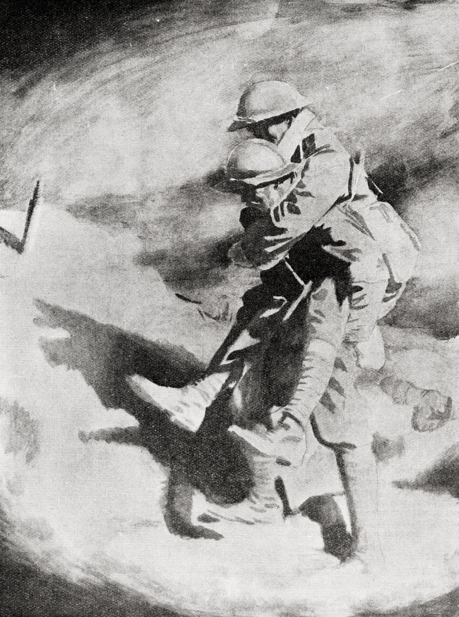 Poilu és Tommy Sir William Orpen festménye után. alkotó: William (after) Orpen