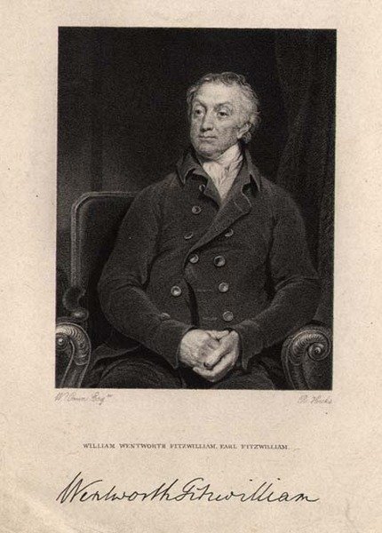 William Wentworth Fitzwilliam, 2. gróf Fitzwilliam (1748-1833), metszett R. Hicks alkotó: William (after) Owen