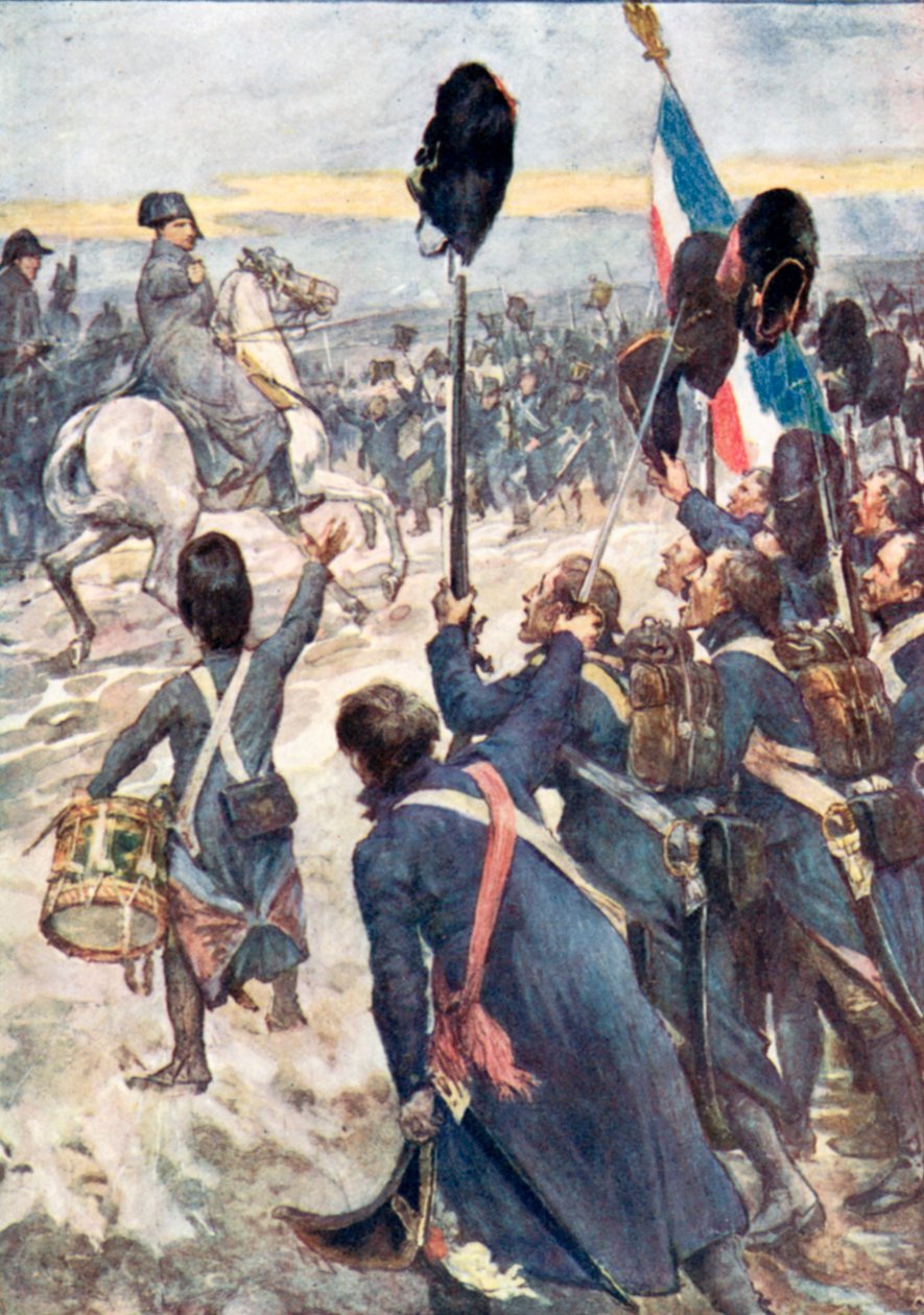 "Katonák, ez a csata legyen mennydörgés" (színes lithó) alkotó: William (after) Rainey