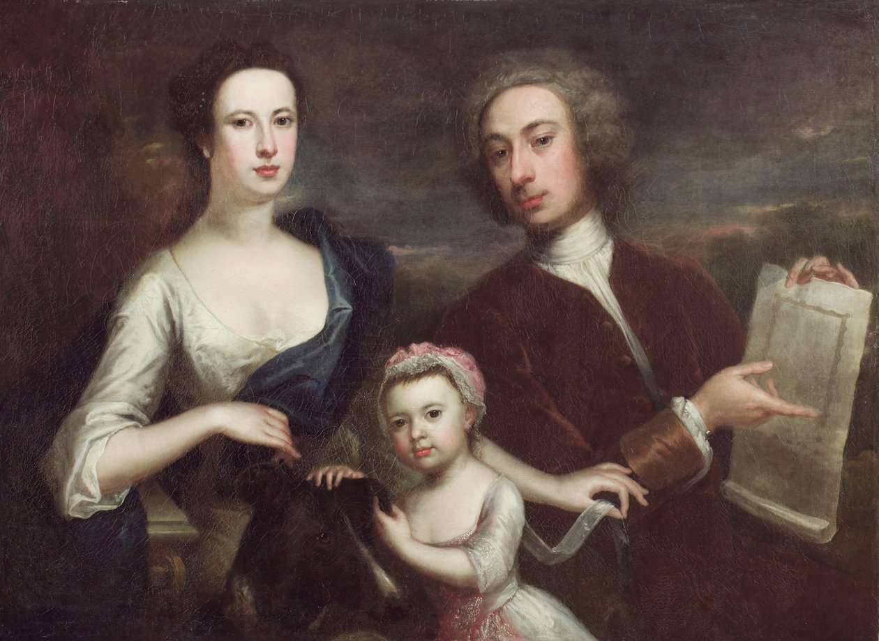 Richard Boyle és Dorothy Savile portréja (olaj, vászon) alkotó: William (attr. to) Aikman