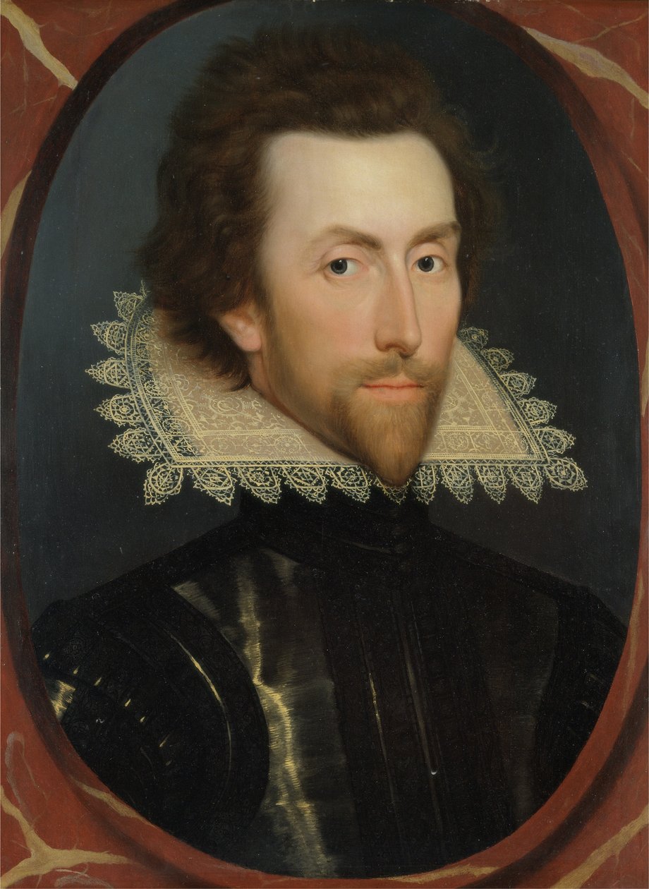Gray Brydges portréja, Sudeley ötödik bárója, Chandos (kb. 1581-1621) 1615 körül (olaj, tábla) alkotó: William (attr. to) Larkin