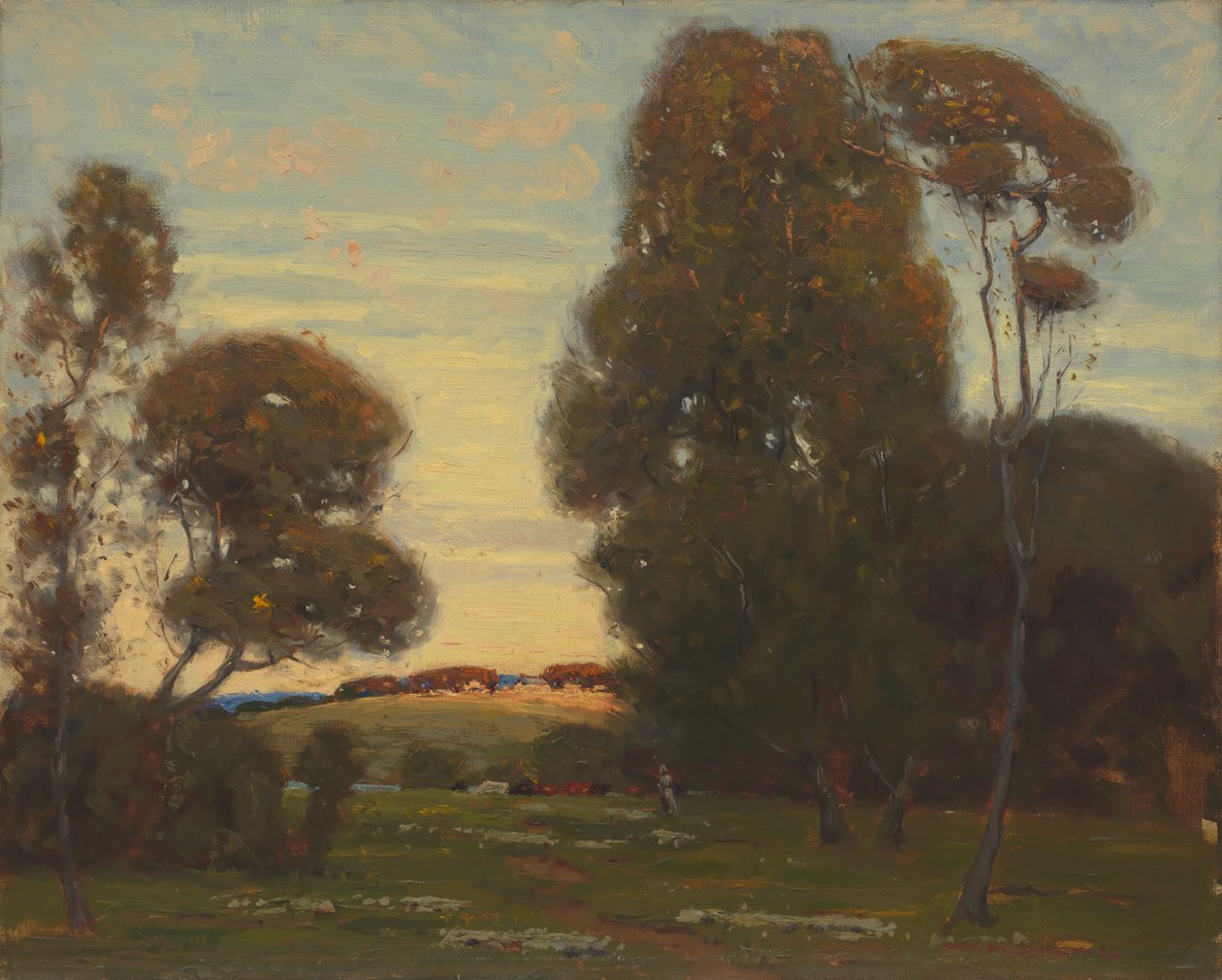 Névtelen francia táj, 1905. alkotó: William A. Harper