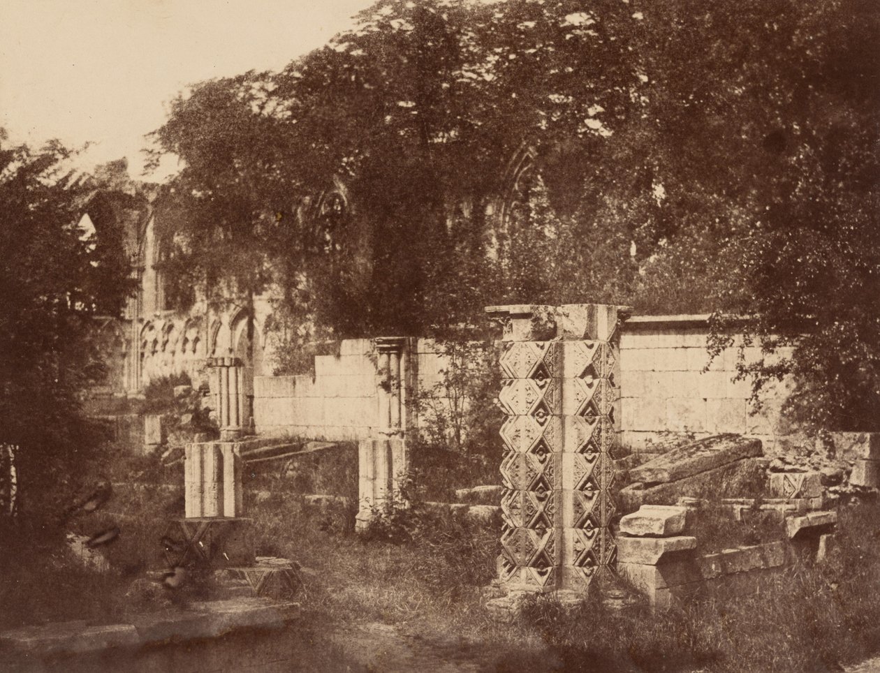 A Szent Mária apátság káptalanja,1853 (fotó) alkotó: William A. Pumphrey