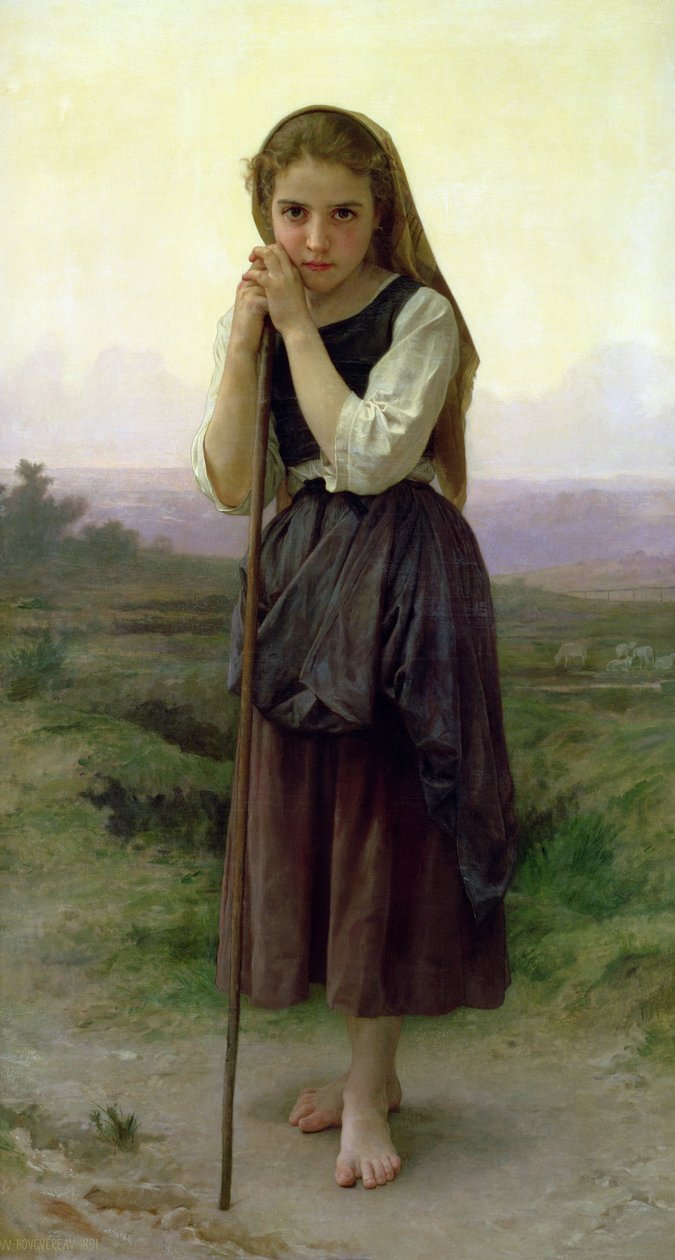 Egy kis pásztorlány, 1891 alkotó: William Adolphe Bouguereau