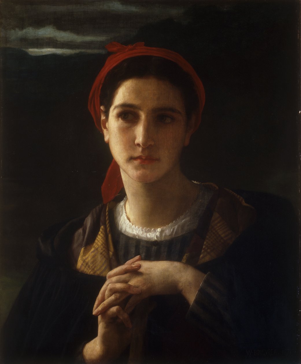 Bergere de Bordelais, 1871 alkotó: William Adolphe Bouguereau