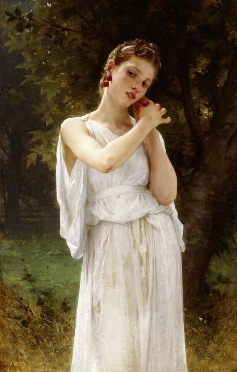Fülbevaló, 1891 alkotó: William Adolphe Bouguereau
