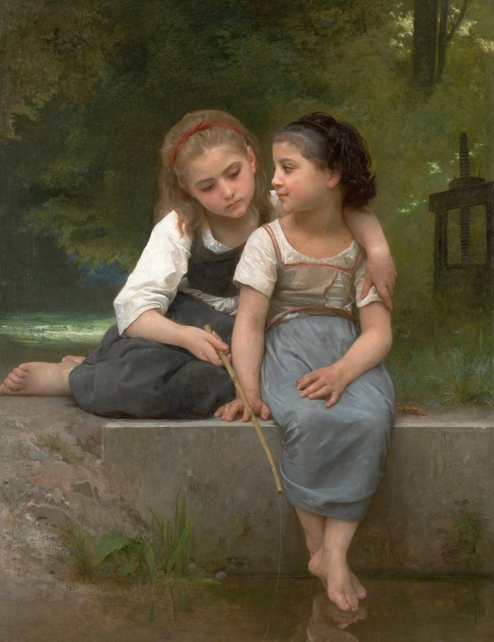 Békák horgászata alkotó: William Adolphe Bouguereau