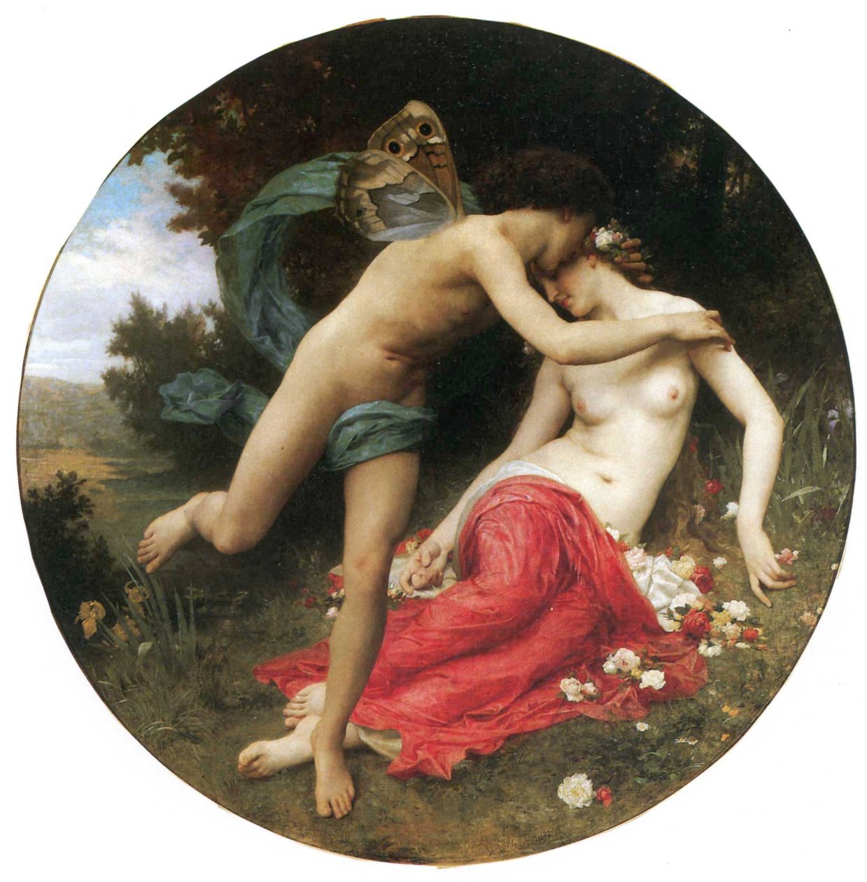 Flóra és Zephyr alkotó: William Adolphe Bouguereau