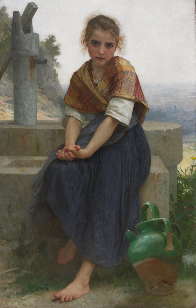 Franciául:  La Cruche Cassée A törött kancsó alkotó: William Adolphe Bouguereau