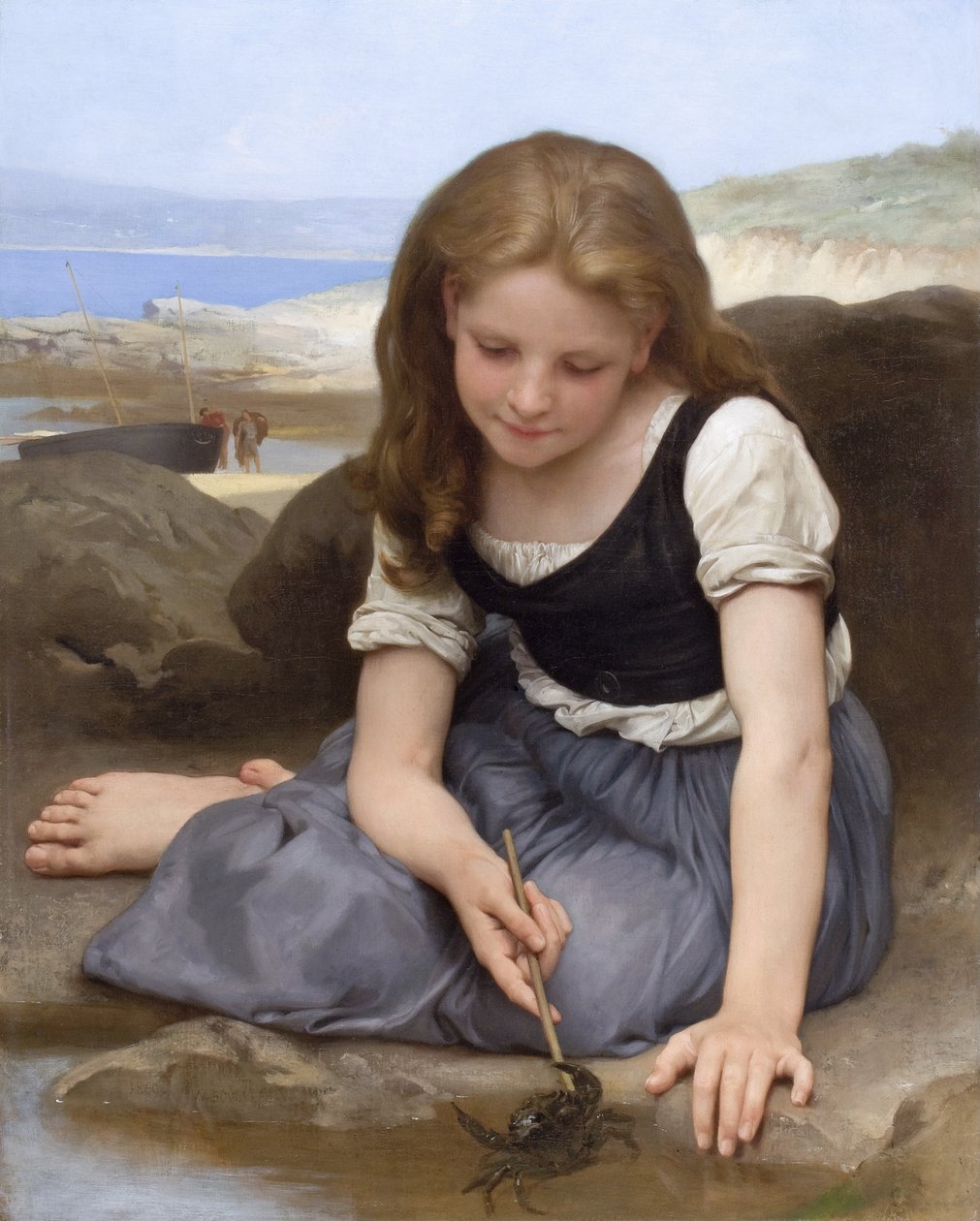 Franciául:  Le crabe A rák alkotó: William Adolphe Bouguereau