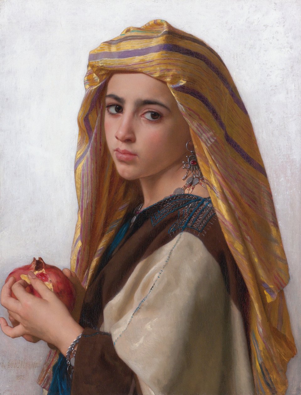 Lány egy gránátalmával alkotó: William Adolphe Bouguereau