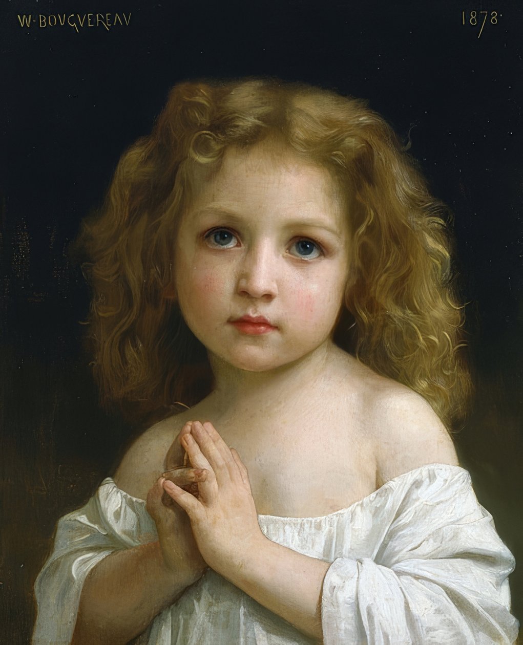 Kislány. 1878 alkotó: William Adolphe Bouguereau