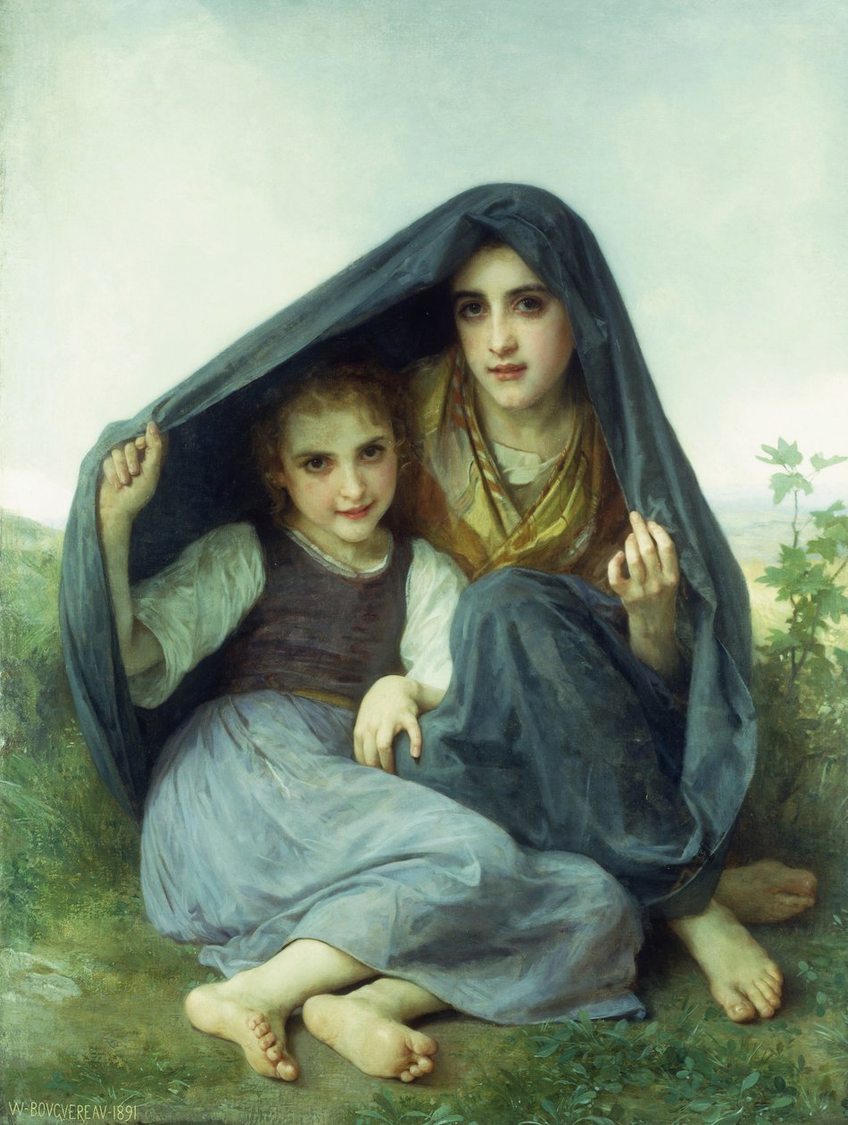 A menedék, 1891 alkotó: William Adolphe Bouguereau