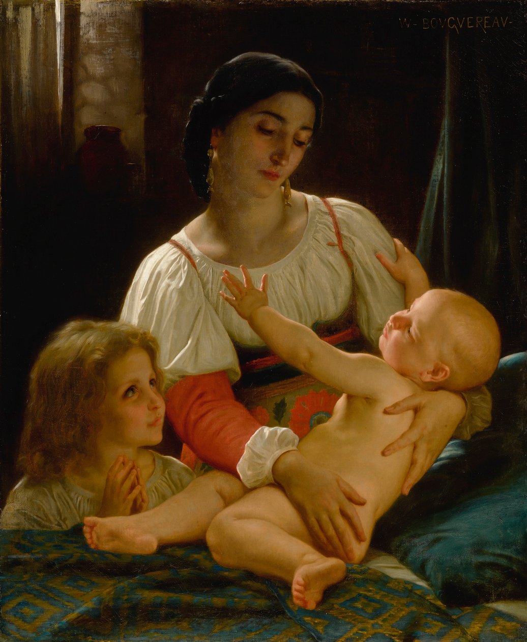 Le Réveil (Csökkentés) alkotó: William Adolphe Bouguereau