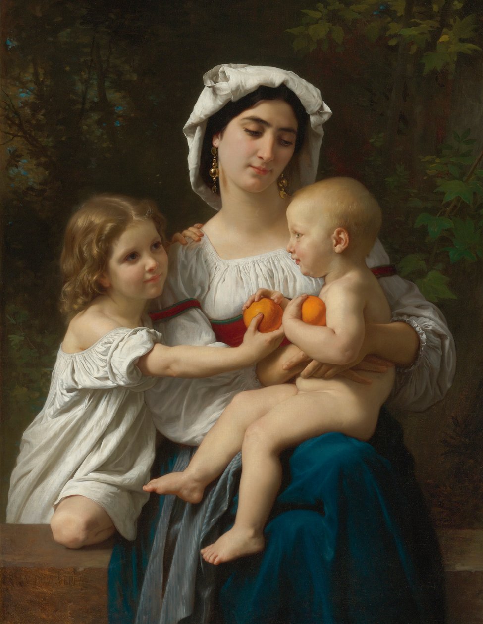 Les Oranges alkotó: William Adolphe Bouguereau