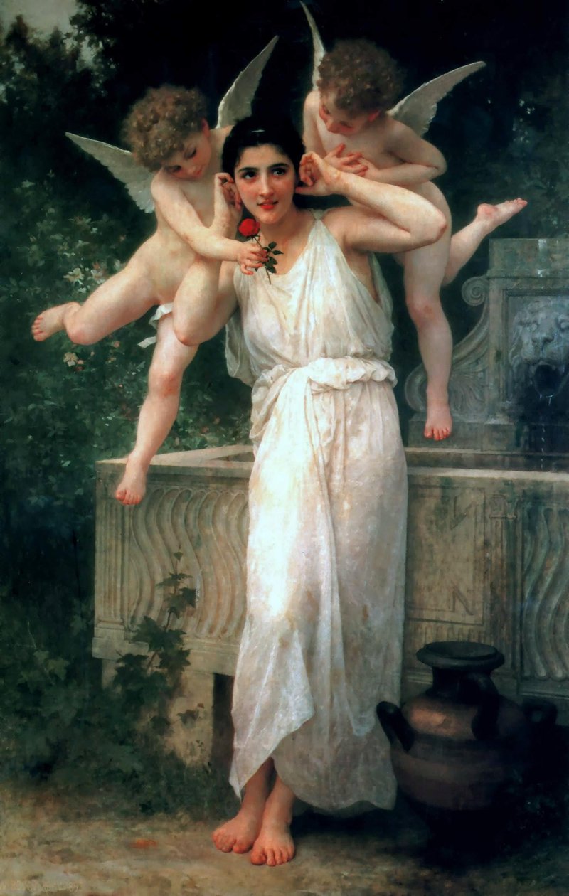 A szív felébresztése alkotó: William Adolphe Bouguereau