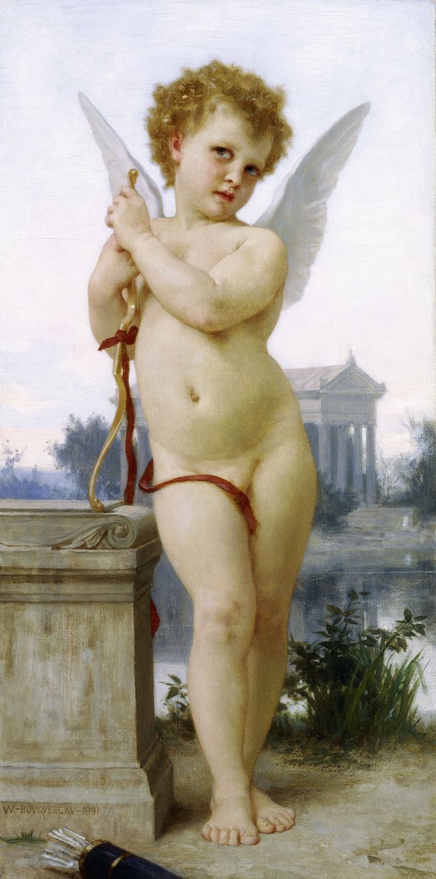 Szerelem, 1891 alkotó: William Adolphe Bouguereau
