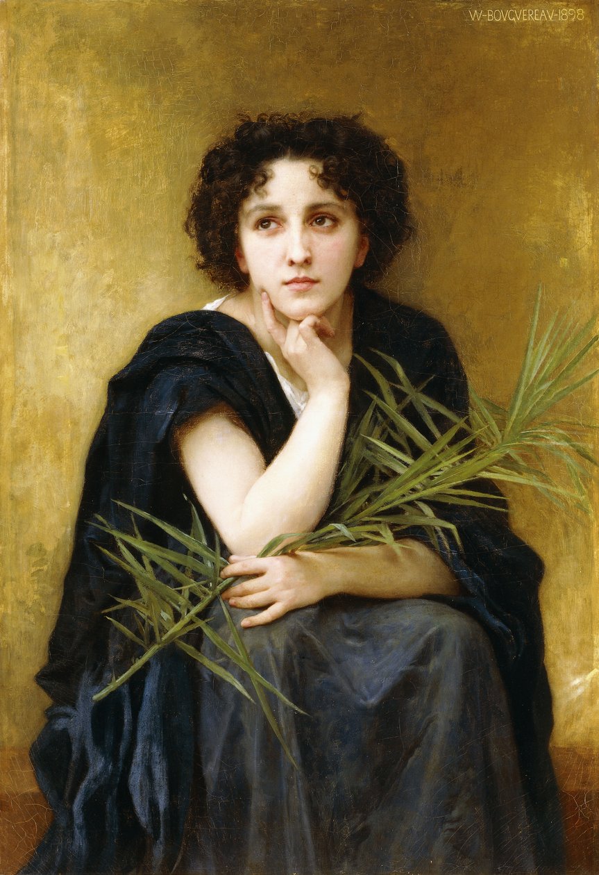 Reflexió, 1898 alkotó: William Adolphe Bouguereau