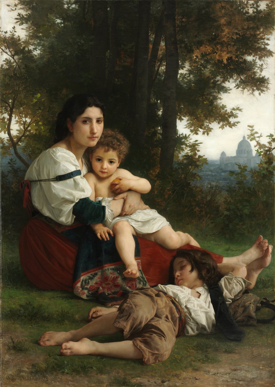 Pihenés alkotó: William Adolphe Bouguereau