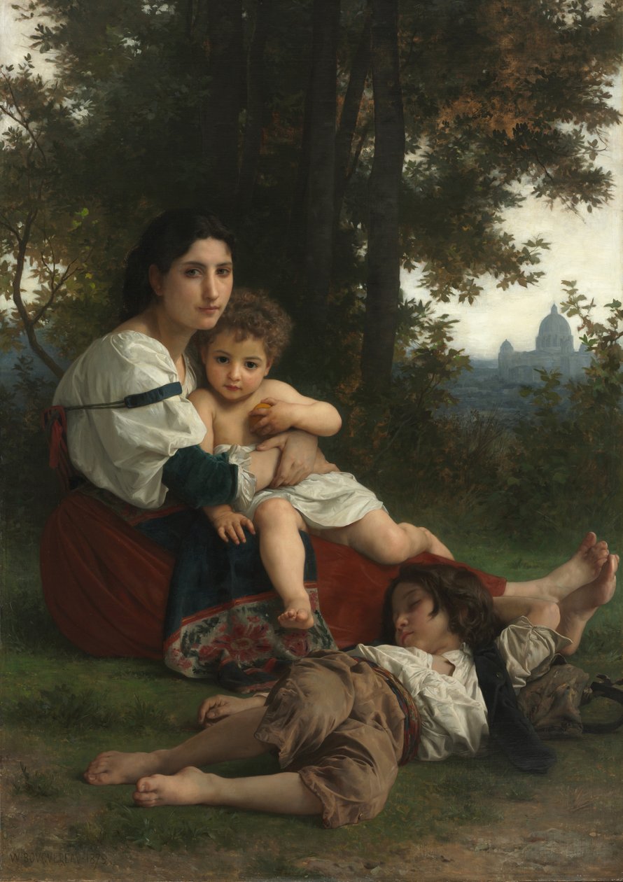 Pihenés alkotó: William Adolphe Bouguereau